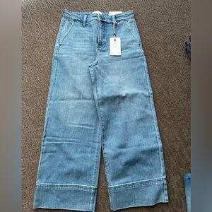 KanCan High Rise Cropped Denim